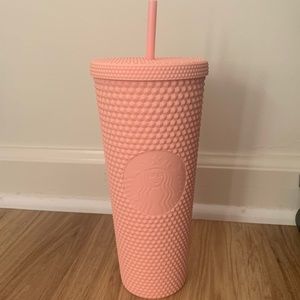 Starbucks Matte Pink Studded Tumbler